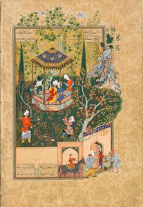 ジャミ作「Haft Awrang Seven Thrones」のフォリオ、1550年代 作： Unbekannt