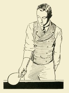 フォアハンドハーフボレーアップライト、1902年。 作： Unbekannt