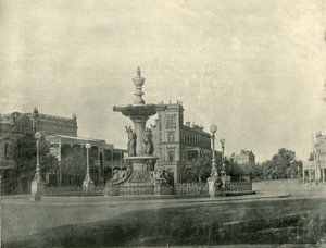 噴水、ポールモール、ベンディゴ、1901年。 作： Unbekannt