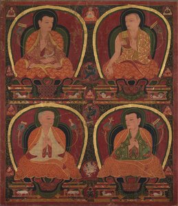 4つの着席マスター、c。 1450。 作： Unbekannt