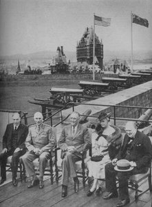 第4回チャーチル・ルーズベルト会議、1943-44 作： Unbekannt