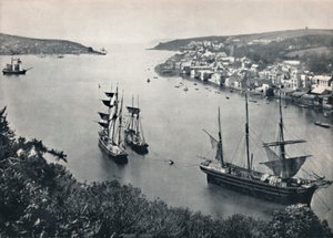 Fowey-港への入り口、1895 作： Unbekannt