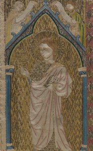 Orphrey の断片、英国、13 世紀。 作： Unbekannt