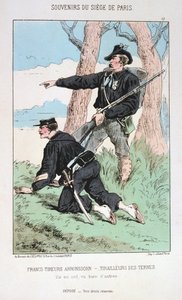 フラン・ティレルス・アロンソン-1870-1871年、パリの包囲攻撃、ティラリール・デ・テルヌ 作： Unbekannt