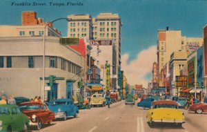 フランクリンストリート、フロリダ州タンパ、c1940年代
