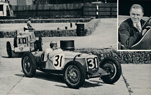 1937年、ブルックランズのフレディディクソンライリー 作： Unbekannt