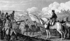 フレデリック2世、偉大な1712-1786年、1740年からプロイセンの王、1757年のロスバッハの戦い 作： Unbekannt