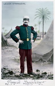 フランス外人部隊はがき、c1900