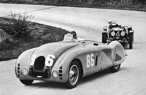 1936年フランスグランプリ：新しい合理化されたブガッティ、それに続くライリー（1936年、1937年）