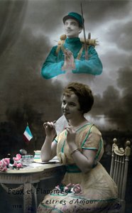 フランス第一次世界大戦のはがき、1914-1918 作： Unbekannt
