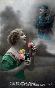 フランス第一次世界大戦のはがき、1914-1918
