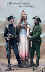 フランス第一次世界大戦のはがき、1914-1918 作： Unbekannt