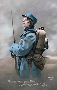 フランス第一次世界大戦のはがき、1914-1918 作： Unbekannt