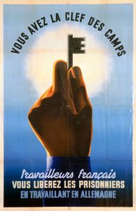 フランスの労働者、あなたはキャンプの鍵を持っています、1940-1944 作： Unbekannt