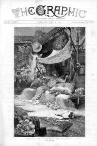 フランスの女優サラベルナール、パリのスタジオ、フランス、1890年 作： Unbekannt