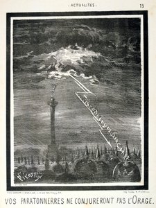 フランスの反プロイセンの漫画、1871年。