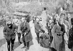 1915年の第一次世界大戦、フランス、ピカルディのフランス植民地兵士 作： Unbekannt