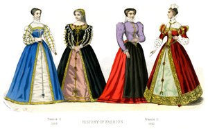 フランスの衣装：フランシス2世、1882年