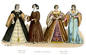 フランスの衣装：フランシス1世、1882年