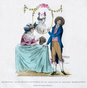 19世紀初頭のフランスのファッションとヘアスタイル1882〜1884 作： Unbekannt