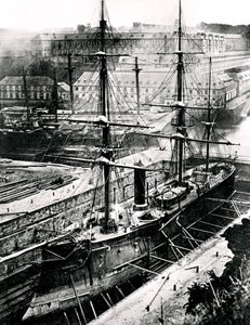 フランスのフリゲート艦、アルミード、1867年 作： Unbekannt
