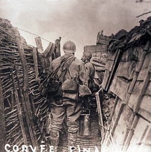 塹壕での調理任務中のフランス兵、c1914-c1918 作： Unbekannt