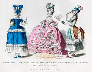 フランスの女性のファッション、1780 1882-1884 作： Unbekannt
