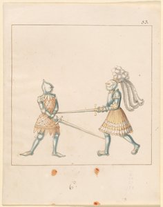 Freydal、マクシミリアン1世皇帝の馬上槍試合とトーナメントの本：戦闘...プレート163、c1515。 作： Unbekannt