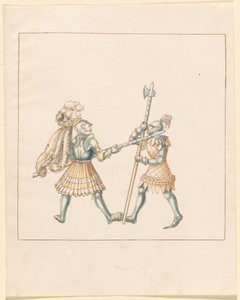 Freydal、The Book of Jousts and Tournament of Jousts and Tournament of Emperor Maximilian I: Combats...Plate 144, c515. 作： Unbekannt
