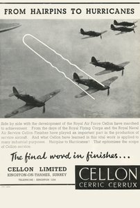 ヘアピンからハリケーンへ-Cellon Limited、1941。 作： Unbekannt