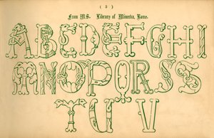 MSから。ミネルヴァ図書館、ローマ、1862年。 作： Unbekannt