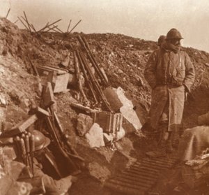 フロントライン、ヴォーコワ、フランス北部、c1914-c1918