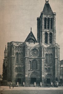 セントデニス修道院教会の正面、フランス王の埋葬地、c1906、1907 作： Unbekannt