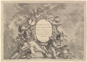 Frontispiece、アカデミーRの学生によってローマで描かれたアカデミーの新しい本から...、1759。