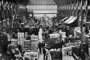 果物部門、コベントガーデン、ロンドン、1926-1927 作： Unbekannt