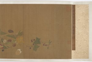 果物、野菜、花、昆虫、明王朝、1368-1644。 作： Unbekannt