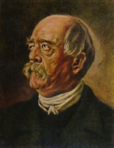 ビスマルク王子1815-1898。 P.クロムによる鉄の首相の絵画、1934年。 作： Unbekannt