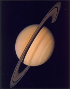 土星と指輪の全景、1980年 作： Unbekannt