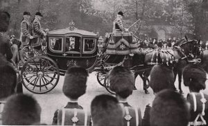 1910年5月20日、キングエドワード7世、ロンドンの葬列。 作： Unbekannt