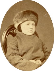 ロシアの作家フョードル・ドストエフスキーの息子、フョードル・フョードレヴィッチ・ドストエフスキー、1870年代 作： Unbekannt