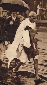 ロンドンのガンジー、1930年、1938年