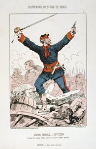 ガルドモビール-パリの包囲、1870-1871年の役員