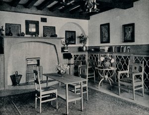 ガーデンコーナー、c1907 作： Unbekannt