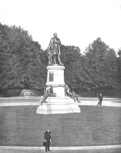 ガーフィールド像、米国ワシントンDC、c1900。