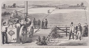 Garrett＆Sons二重シリンダー蒸気耕エンジンおよびタックル、c1862 作： Unbekannt