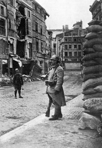 フランスの兵士と消防士の駐屯地、ヴェルダン、フランス、第一次世界大戦、1916年、c1920 作： Unbekannt