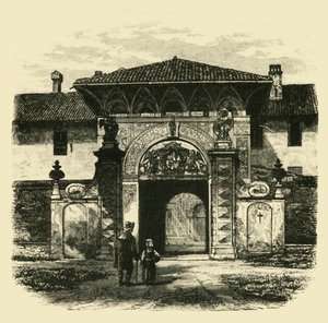 チェルトーザのゲートウェイ、パヴィア、1890年。 作： Unbekannt