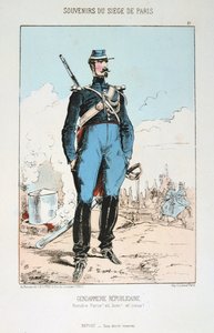 憲兵共和国共和党、パリ包囲戦、プロイセン戦争、1870年から1871年。