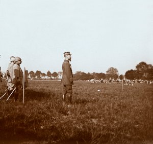 アンリ・グロー将軍、シャロン、マルヌ、フランス北部、c1914-c1918。 作： Unbekannt