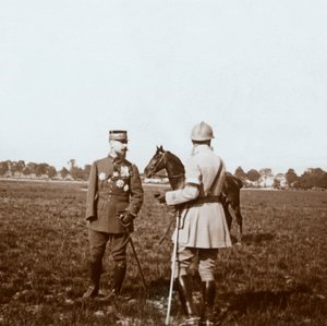 アンリ・グロー将軍、シャロン、マルヌ、フランス北部、c1914-c1918。